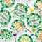 Irish Shamrock Themed Tableware Set, Paper Plates & Napkins for 50, St. Patrick's Day Party Decorations, Disposable, Green, Decorative Plates, Pack